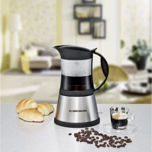 Rommelsbacher EKO 376 G Siebträgermaschine Edelstahl/glas 10