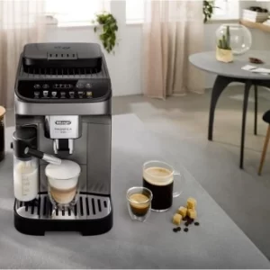 DeLonghi ECAM 290.81.TB Magnifica Evo Milk Kaffee-Vollautomat Titanium-schwarz 12