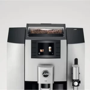 JURA E8 Kaffee-Vollautomat Moonlight Silver (EB) 12