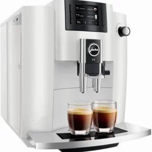 JURA E6 (EA) Kaffee-Vollautomat Piano White 10