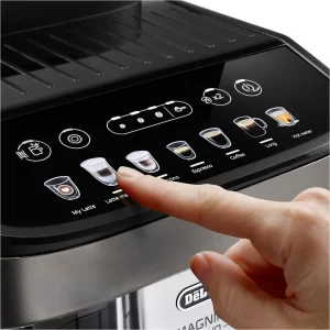 DeLonghi ECAM 290.81.TB Magnifica Evo Milk Kaffee-Vollautomat Titanium-schwarz 18