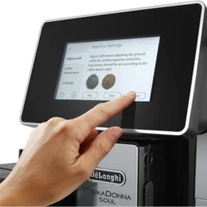DeLonghi PrimaDonna Soul ECAM 610.55.SB Kaffee-Vollautomat Silber/schwarz 18