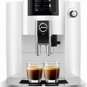 JURA E6 (EA) Kaffee-Vollautomat Piano White 12